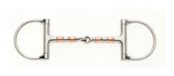 Copper Roller D Ring Snaffle
