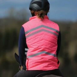 Weatherbeeta Reflective Quilted Gilet Hi Vis -Saddle Shop 16621d
