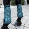 Kentucky Tendon Boots Bamboo Shield - Elastic - Emerald -Saddle Shop 17236