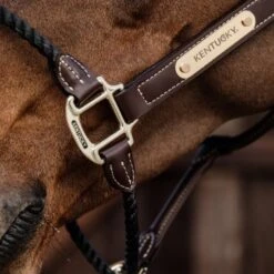 Kentucky Leather Rope Halter -Saddle Shop 17312c