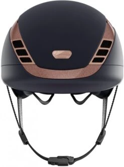 Abus X Pikeur AirLuxe Supreme - Midnight Blue/Rose Gold -Saddle Shop 17695b