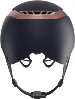Abus X Pikeur AirLuxe Supreme - Midnight Blue/Rose Gold -Saddle Shop 17695e