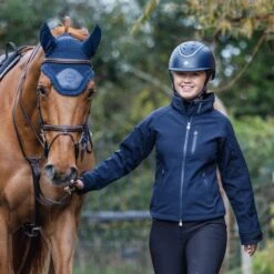 EQX Kylo Riding Hat - Navy Matte/Pewter -Saddle Shop 17734c