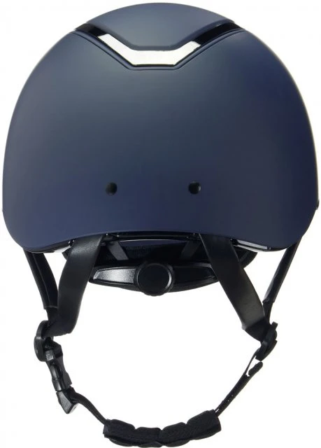 EQX Kylo Wide Peak Riding Hat - Navy Matte/Pewter 4 EQX Kylo Wide Peak Riding Hat - Navy Matte/Pewter - Image 2