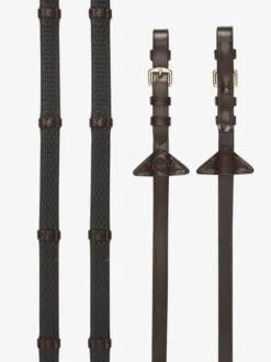 LeMieux Soft Rubber Reins With Stoppers -Saddle Shop 17814c