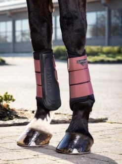 LeMieux Grafter Brushing Boots - Orchid -Saddle Shop 17991b
