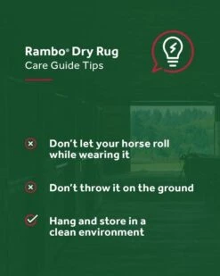 Rambo Dry Rug -Saddle Shop 18031e
